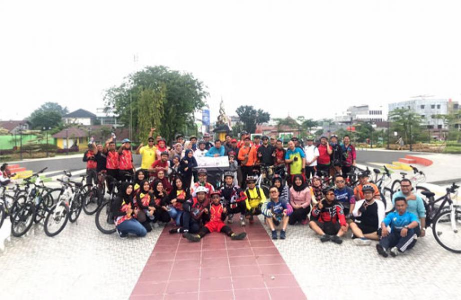 57 Goweser BRK Cabang Pekanbaru Meriahkan Sport Gathering