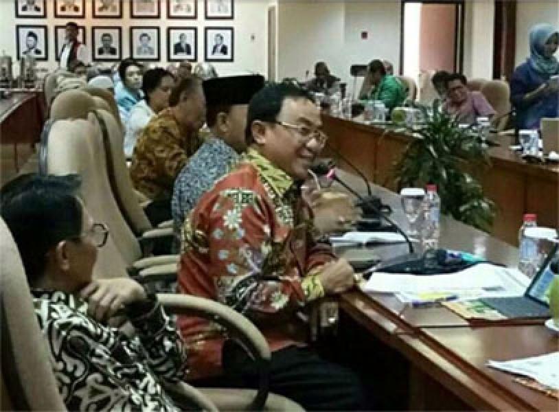 Bupati Wardan Berkomitmen Mempertahankan Luas Perkebunan Kelapa Inhil
