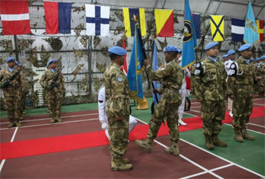 DFC Unifil Pimpin Sertijab Dansatgas Indobatt di Lebanon