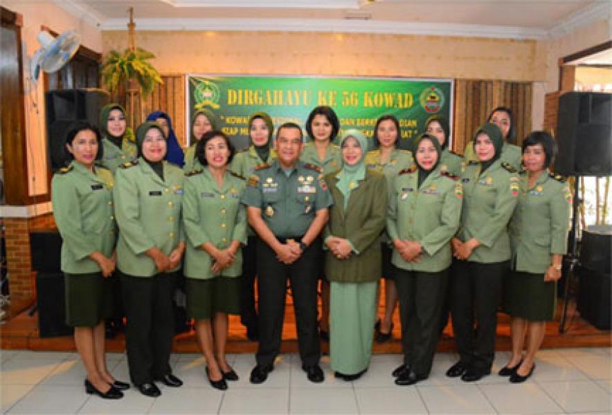 Danrem 031/Wira Bima: Dirgahayu Ke-56 Korps Wanita Angkatan Darat