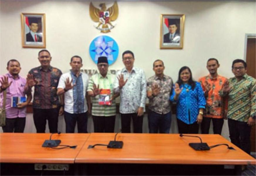 Diskominfo Inhil Kunjungi Kantor Dewan Pers