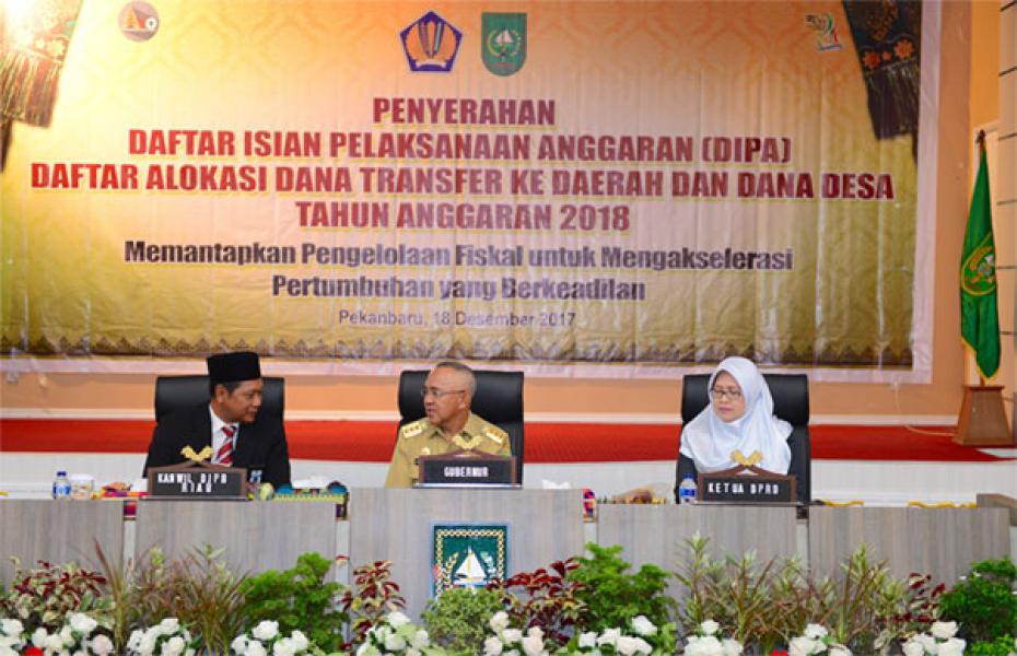 Gubri Himbau Daerah Transparan Kelola Dana Transfer Pusat