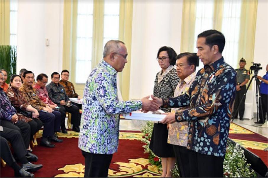 Gubri Terima DIPA Riau 2018 Sebesar Rp 21,918 Triliun