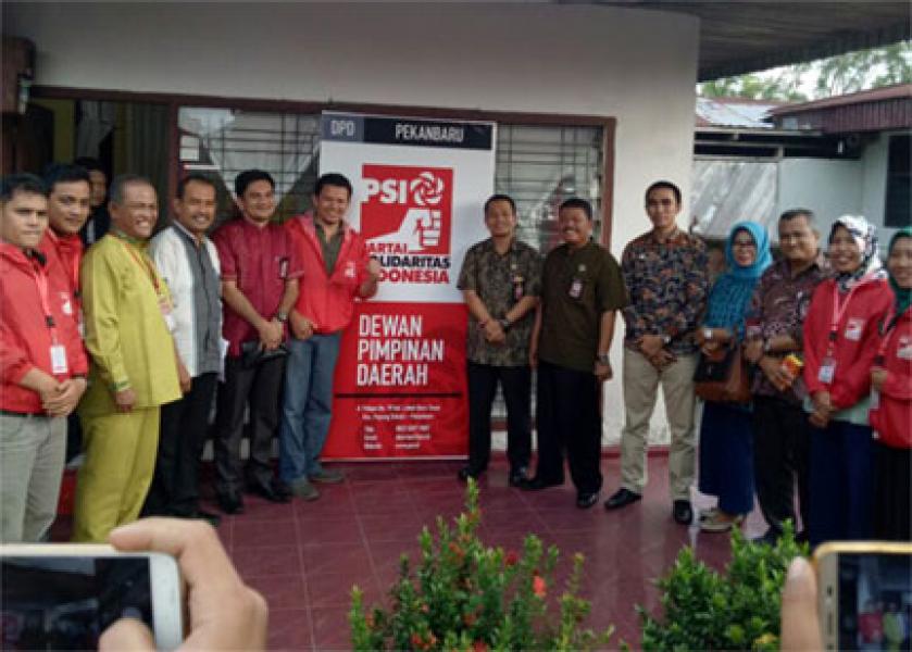 KPU Sambangi DPD PSI Pekanbaru Guna Verifikasi Faktual