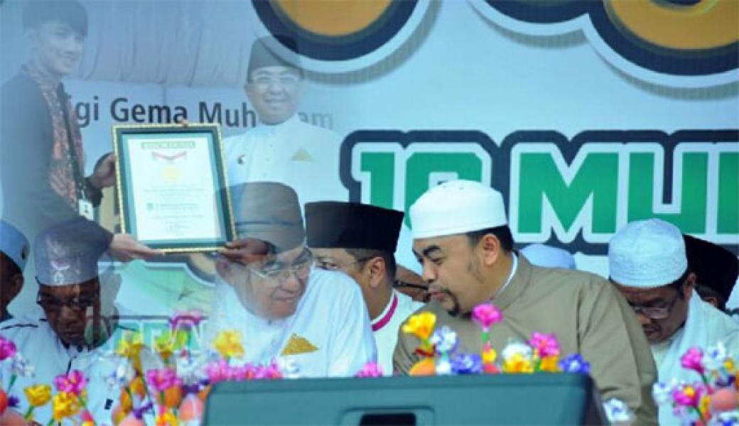 Lagi, Iven Wisata Religi Gema Muharram di Inhil Raih Rekor Muri
