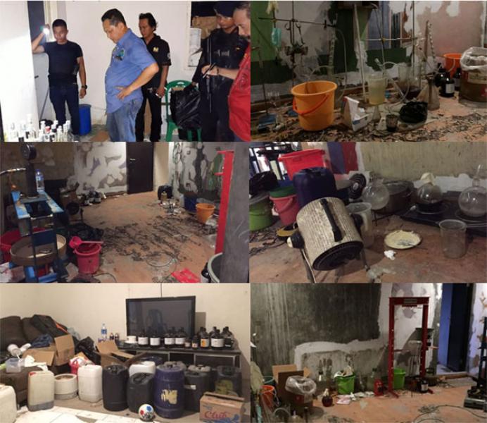Penampakan Pabrik Sabu Cair di Diskotek MG yang Digerebek BNN