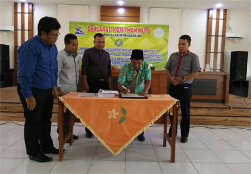 Universitas Pasir Pengaraian Deklarasikan Komitmen Mutu