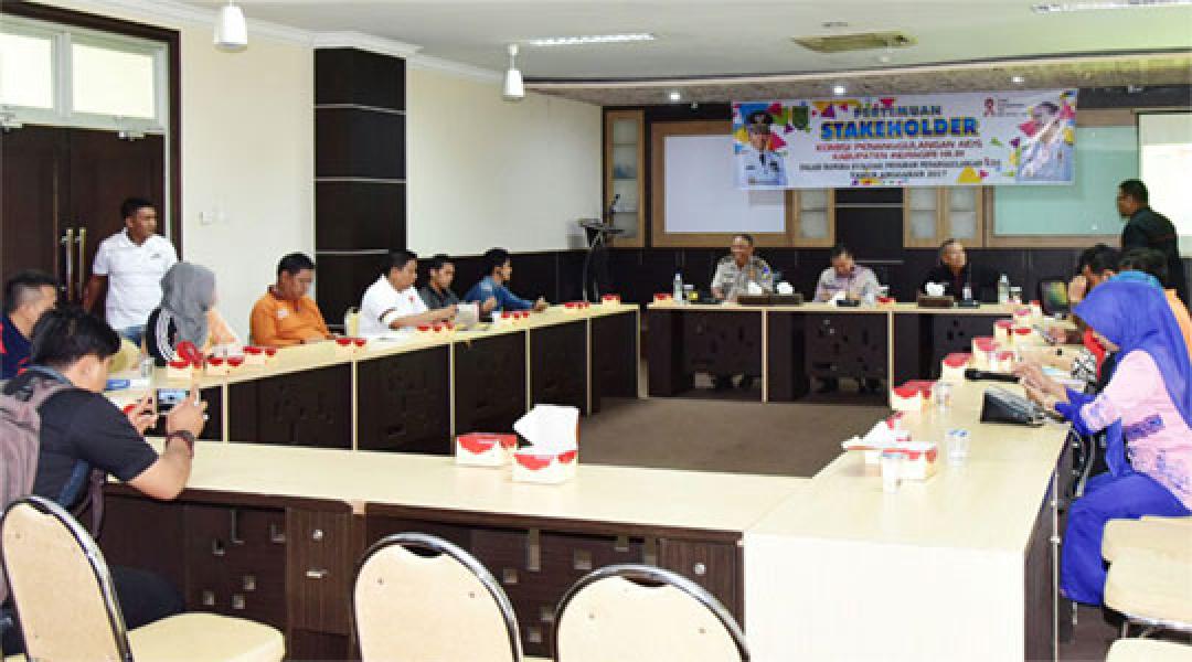 Wabub H Rosman Malomo Resmi Buka Pertemuan Stakeholder KPA Kabupaten Inhil 