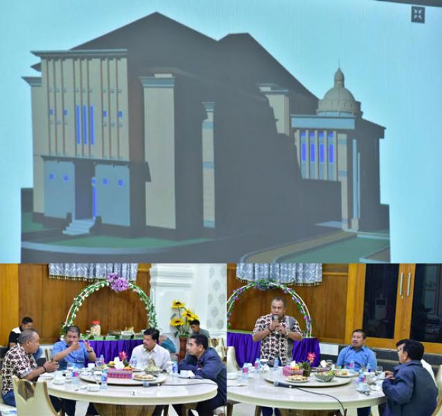 Mantapkan Pembangunan DIC, Bupati Amril Lakukan Pertemuan Dengan Konsultan Labora Karya 