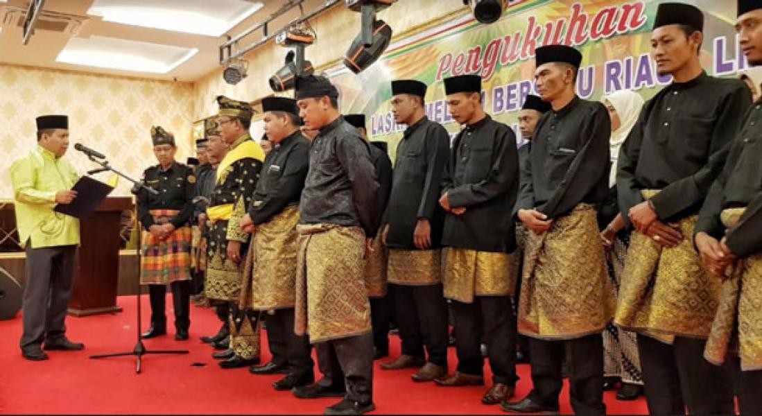 Bupati Meranti Kukuhkan Pengurus LMBR DPD Kepulauan Meranti