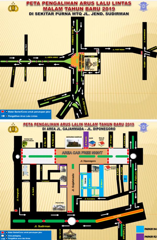 Car Free Night, Satlantas Akan Lakukan Rekayasa Lalin Pada Malam Tahun Baru 2019