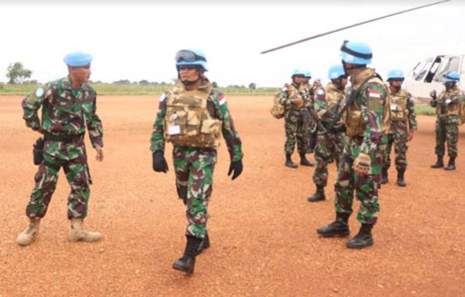 Dansatgas RDB Tinjau Medan di Wilayah Nyunzu dan Moba Republik Demokratik Kongo