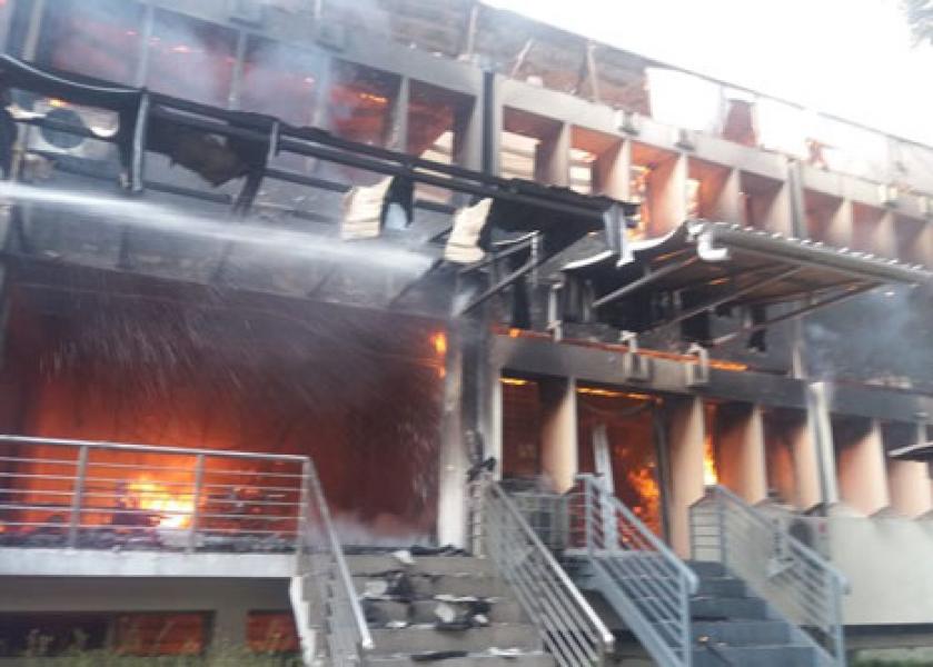 Gedung SBM Kampus ITB Terbakar