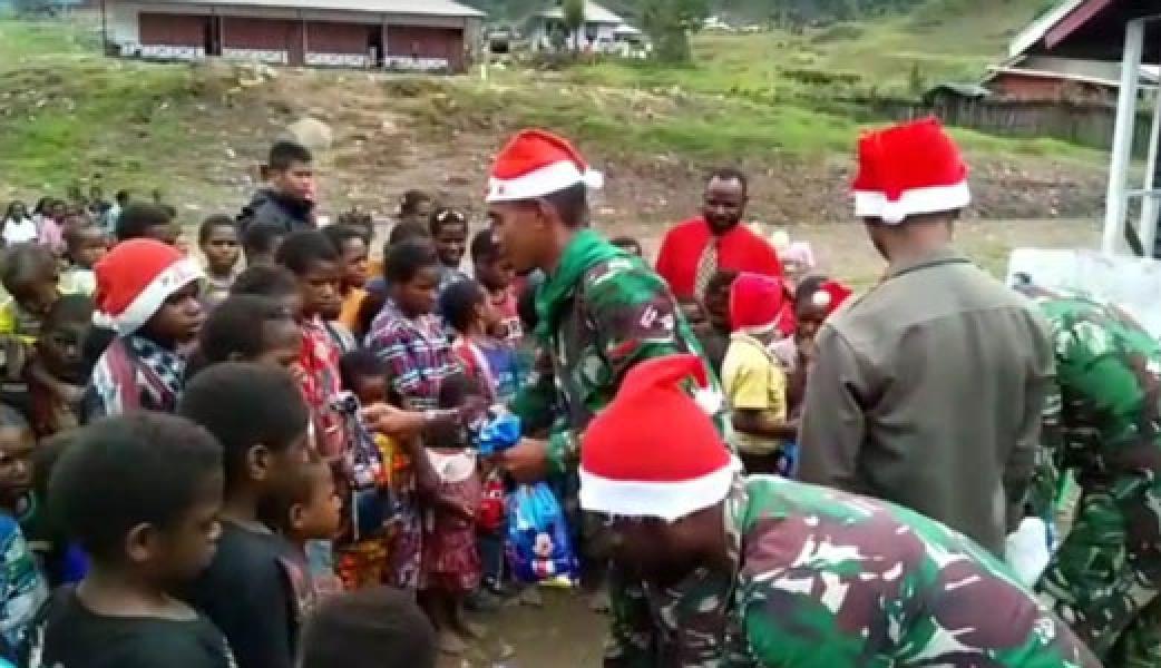 Kebersamaan Perayaan Natal di Distrik Mbua Kabupaten Nduga