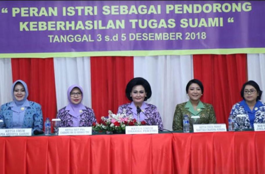 Ketua Umum Dharma Pertiwi: Istri Prajuri TNI Harus Miliki Kemandirian