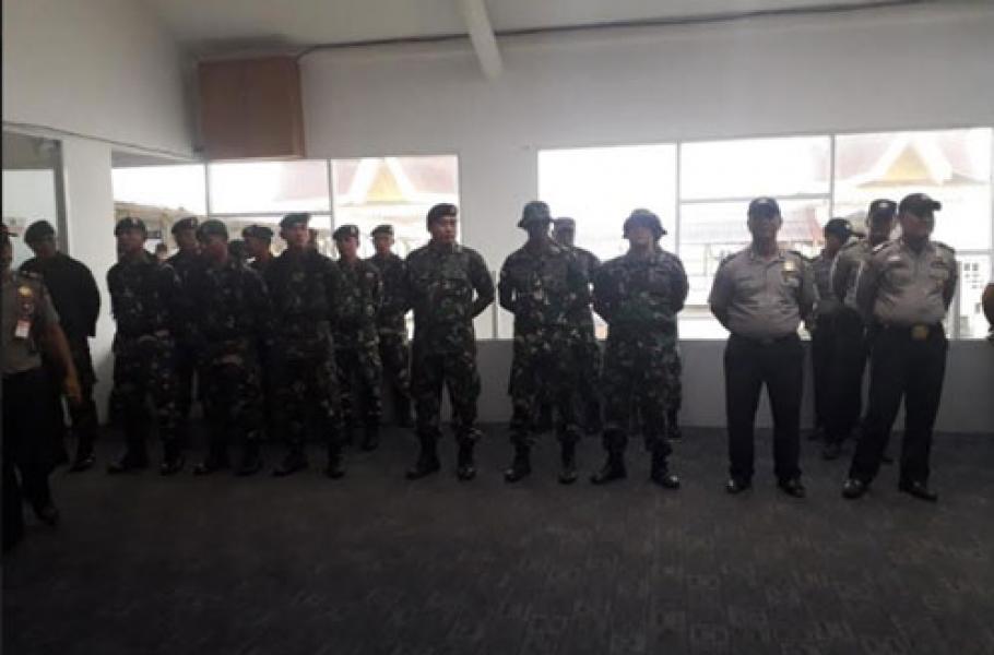 Koramil 02/Bukit Kapur Ikut Pengamanan Natal 2018 Dan Tahun Baru 2019