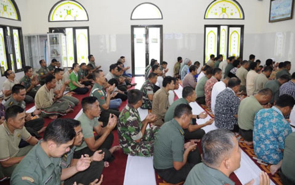 Korem 031/WB Gelar Doa Bersama Untuk Korban Gempa dan Tsunami