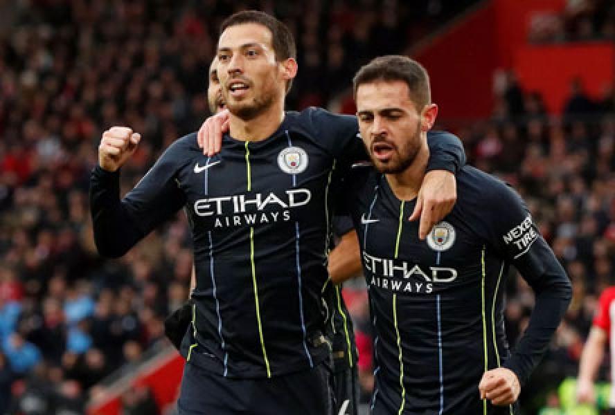 Man City Ungguli Southampton 3-1 di Babak Pertama