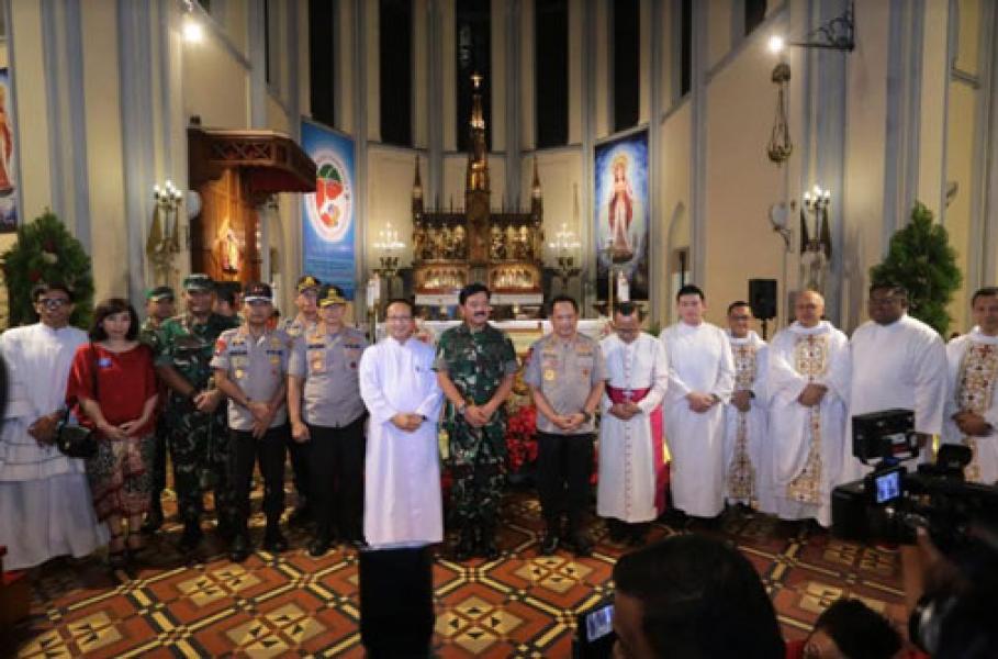 Panglima TNI: Misa Malam Natal Berjalan Aman dan Damai