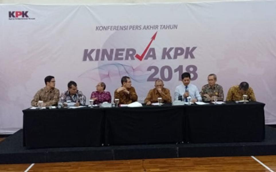 Selama 2018 KPK Tangani 152 Kasus Suap 