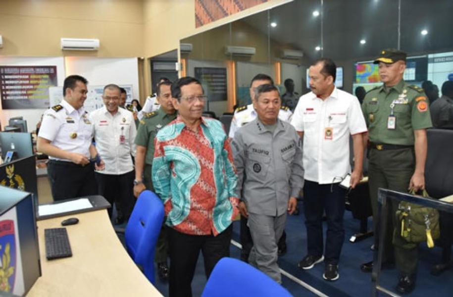 Bakamla RI Sambut Kunker Menko Polhukam