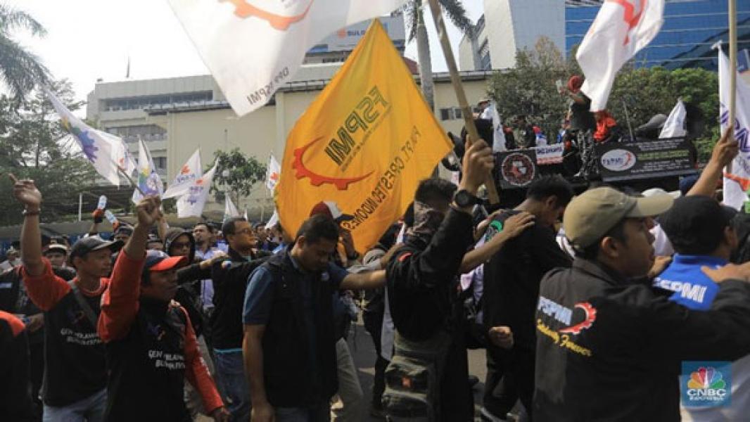 Besok, Buruh Jawa Barat Mogok & Demo Besar 3 Hari Beruntun!