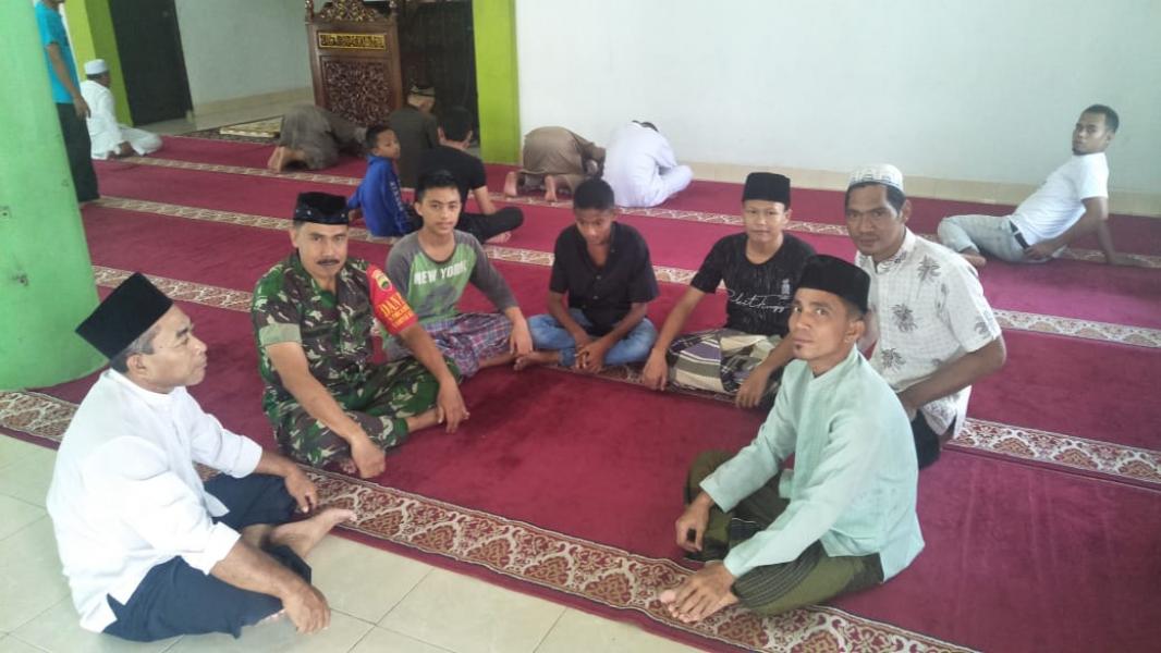 Danpos Koramil 05/KK Ajak Warga Untuk Berdoa dan Berzikir Sambut Tahun Baru