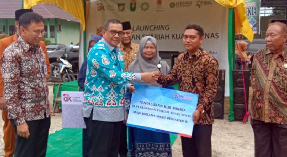 Kualu Nenas Jadi Desa Keuangan Syariah Pertama di Riau