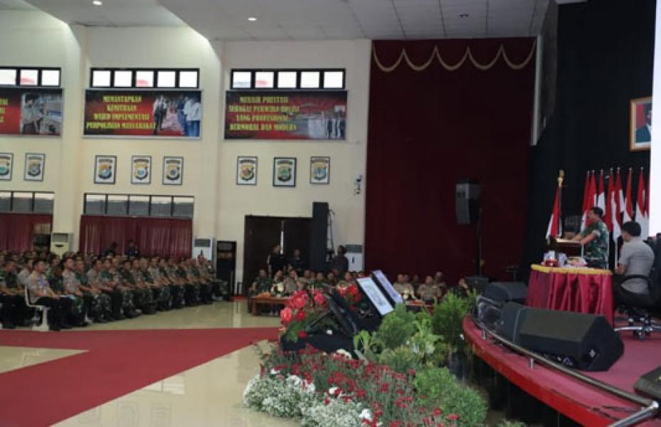 Panglima TNI : Sinergitas TNI-Polri Jamin Stabilitas Keamanan