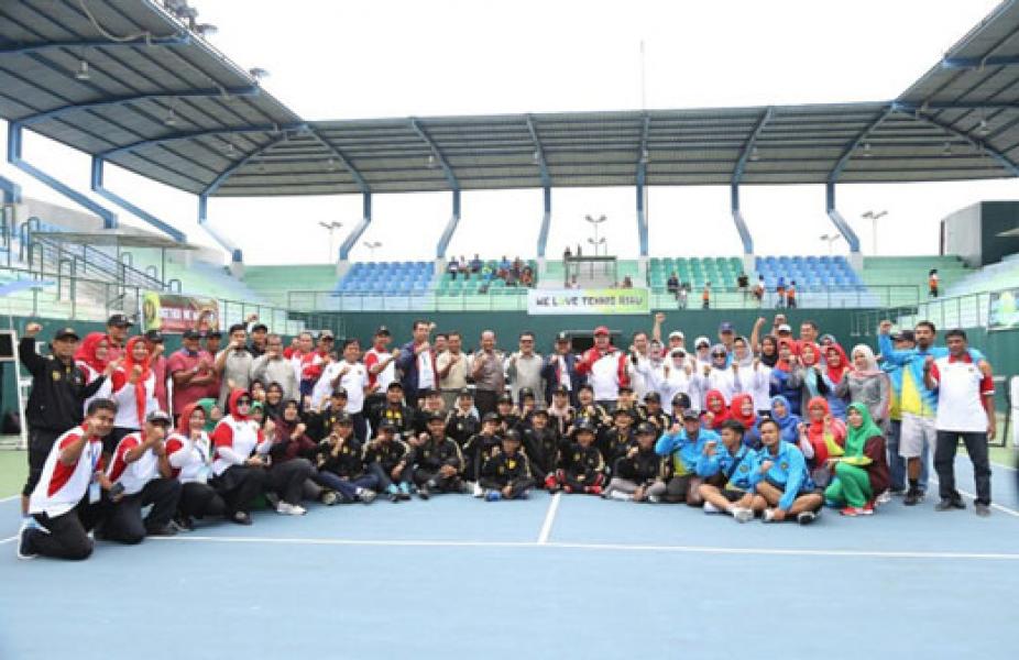 Pelti Riau Resmi Gelar Tenis Riau Cup 2019