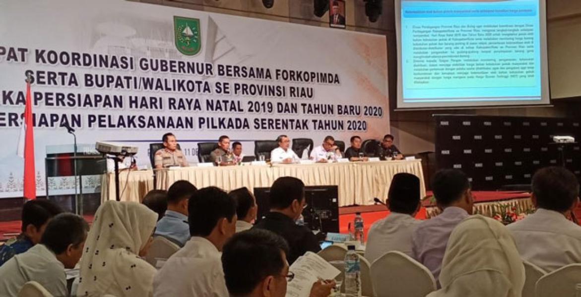 Rakor Bersama Gubri, Hanya Dihadiri Bupati Siak