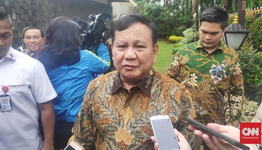 Sambangi Rumah Luhut, Prabowo Ucapkan Selamat Natal