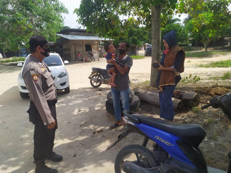 Cegah Krimimalitas dan Covid-19, Patroli dan Sosialisasi Terus Dilakukan Polsek Langgam