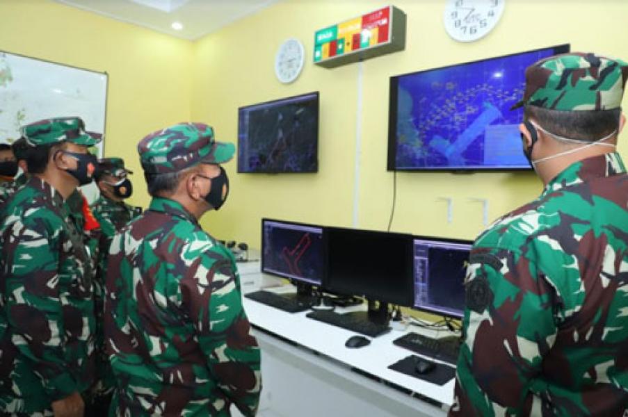 Kasum TNI Kunjungi Tiga Satuan Pengamanan Pulau Terluar di Natuna