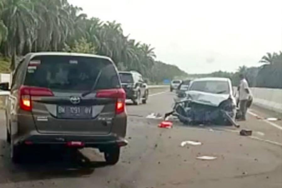 Lagi, Kecelakaan Tunggal di Tol Permai, Pengemudi Dihimbau Lebih Berhati-hati