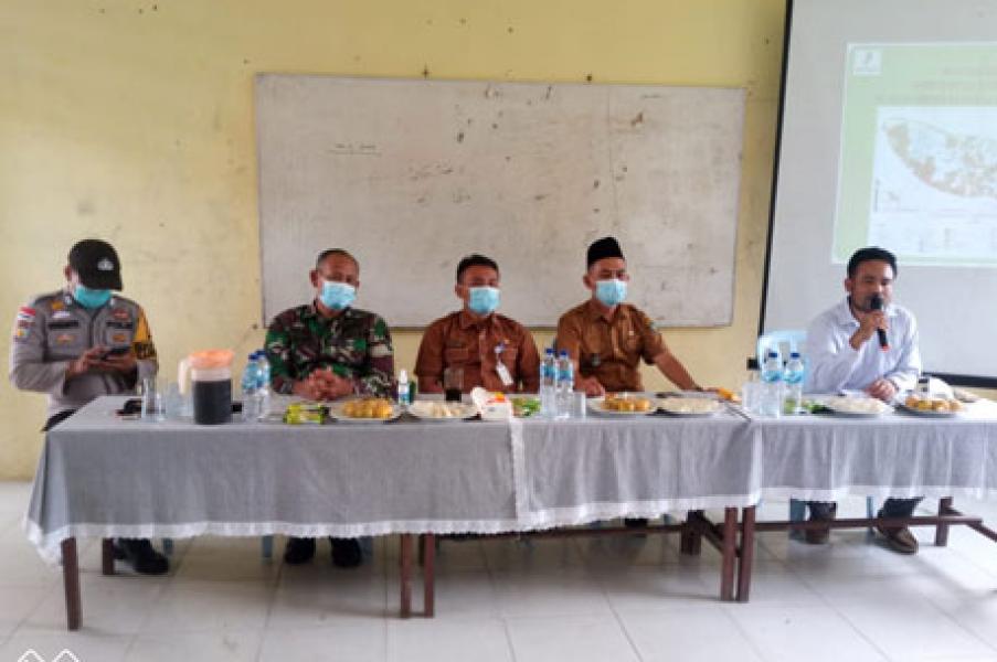 PT GSI Sosialisasi Survei 2D di Desa Resam Lapis