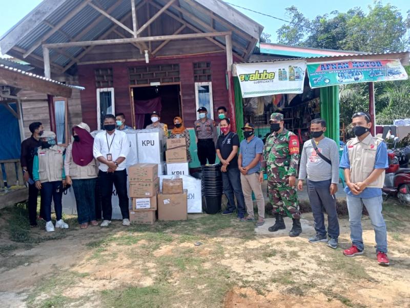 Polsek Bunut Lakukan Pengawasan Ketat Pergeseran Surat Suara di Wilayahnya