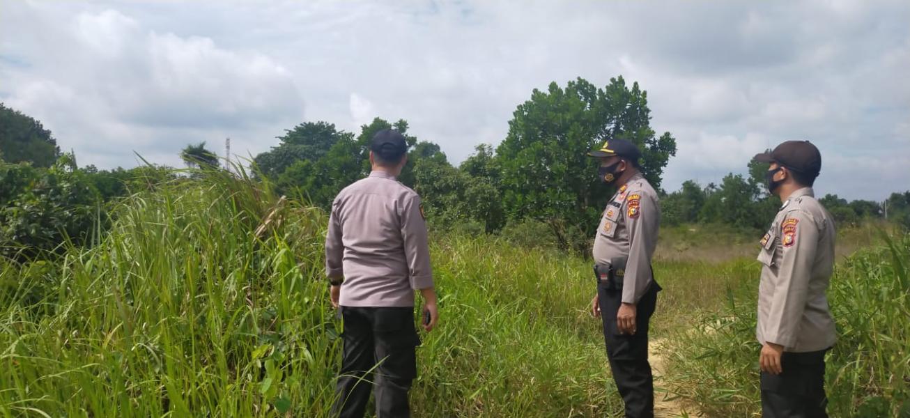 Polsek Pangkalan Kerinci Lakukan Patroli Terhadap Karhutla