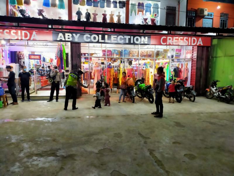 Polsek Pangkalan Kuras Giatkan Ops Yustisi di Malam Hari