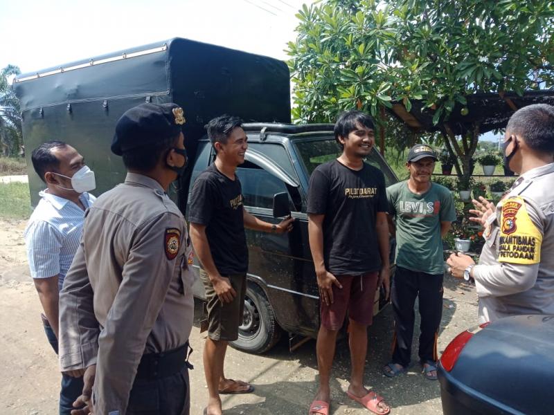 Polsek Teluk Meranti Himbau Masyarakat Selalu Terapkan Protokol Kesehatan