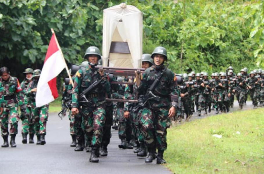 Taruna Akademi TNI Latihan Napak Tilas Rute Gerilya Panglima Besar Jenderal Sudirman