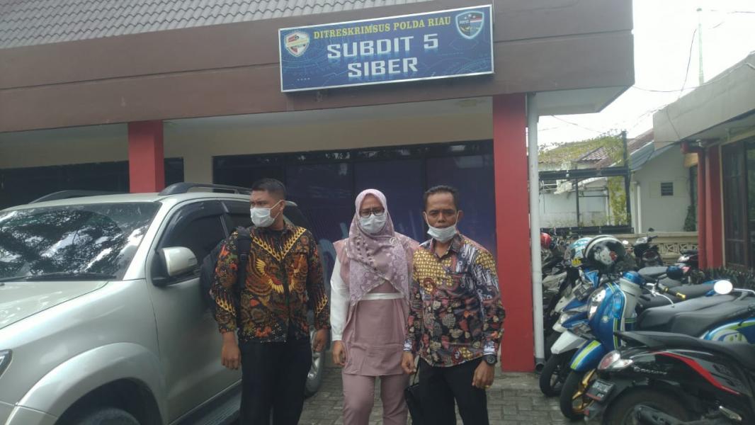 Timses Cabup Bengkalis No Urut 2, Pemilik akun Ayu Suci Diperiksa Polda Riau Terkait Dugaan Penghinaan Suku Sakai 