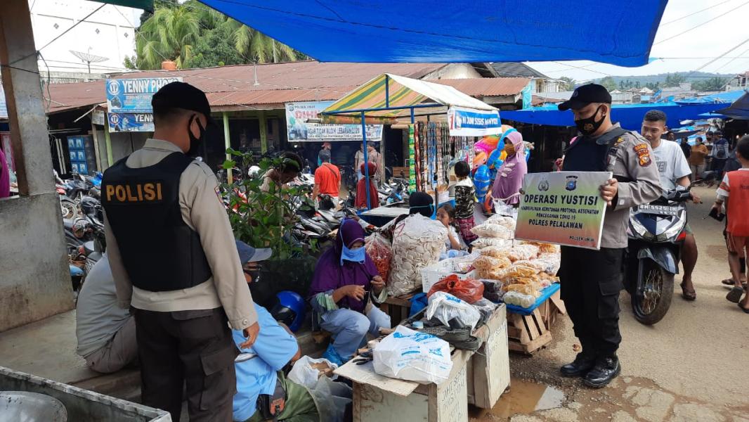 Walau Akhir Pekan Polsek Ukui, Tetap Ingatkan Warganya Patuhi Prokes