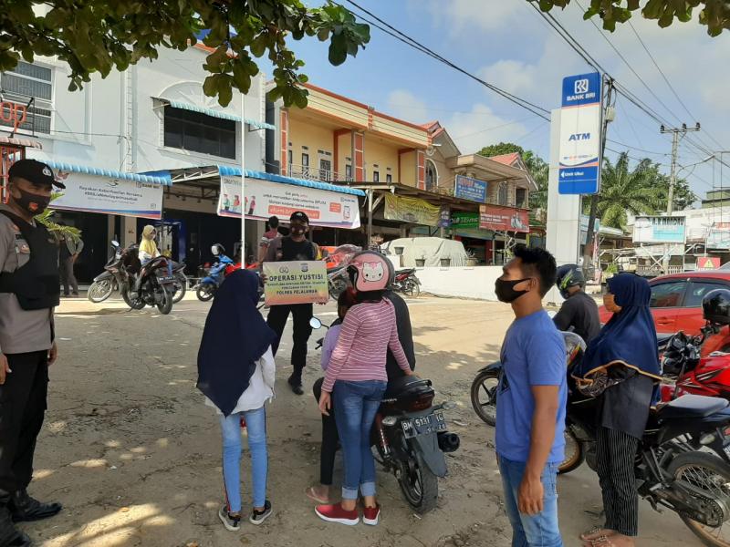 Walau Akhir Pekan Polsek Ukui Tetap Gelar Operasi Yustisi Diwilayahnya