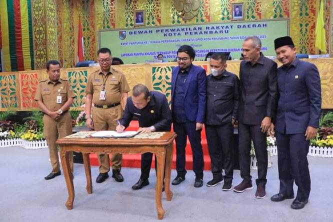 Ranperda Penyelenggaraan Kesejahteraan Sosial Kota Pekanbaru Diparipurnakan