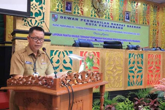 Ranperda Penyelenggaraan Kesejahteraan Sosial Kota Pekanbaru Diparipurnakan
